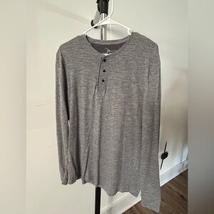 Marc Anthony Long Sleeve Grey Shirt